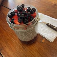 Berry Chia Pudding  at Fresco Habito in Playa Del Carmen