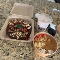 (Take away)- vegan desserts! recommend the “Valentines smoothie” pictured   at Fresco Habito in Playa Del Carmen