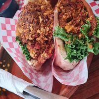 Chorizo Pita at Fresco Habito in Playa Del Carmen