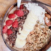 cacao peanut butter   at Fresco Habito in Playa Del Carmen