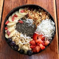 Berry bowl at Fresco Habito in Playa Del Carmen