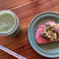 Green juice at Fresco Habito in Playa Del Carmen