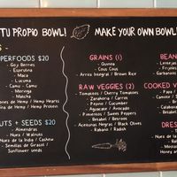 Make your own bowl at Fresco Habito in Playa Del Carmen