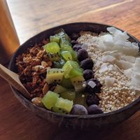 coco loco bowl at Fresco Habito in Playa Del Carmen