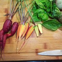 Local farm fresh ingredients  at Cafe Blackadder in Warrensburg