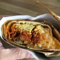 Breakfast burrito at Vegan Picnic in San Francisco