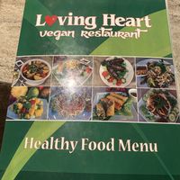 Menu Cover at Loving Heart in Clermont
