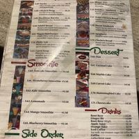 Menu-page3 at Loving Heart in Clermont