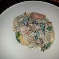 mushroom tortellini at Wynn Hotel - La Cave in Las Vegas