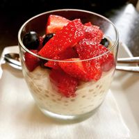 Tapioca Pudding with berries   at Wynn Hotel - La Cave in Las Vegas