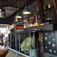 Inside the Café. at Nokhook Cafe in Surat Thani