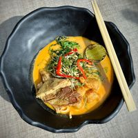 Sopa Malasya o sopa Laksa.  at Pot in Bogota