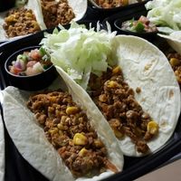 Lentil and Walnut Tacos  at Energy Shack Juice Bar in Scarborough
