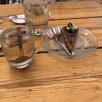 Vegan choco peanut slice  at By-Kees in Heerenveen
