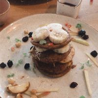 Banana 🥞. I don’t like over the top pancakes with an overload of syrup and sugary toppings. These are insta worthy, wholesome and filling. Also recommend the apple 🍎 cinnam at By-Kees in Heerenveen