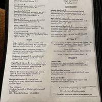 The next side of the menu   at Pierogi Mountain in Columbus