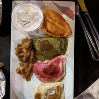 Vegan pierogis at Pierogi Mountain in Columbus