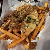 Vegan poutine. Mushroom gravy nails it at Pierogi Mountain in Columbus