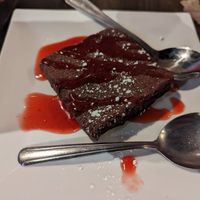 Brownie was delicious. Multiple vegan desert options. , at Pierogi Mountain in Columbus