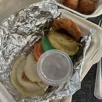 Each of the current vegan pierogi options.   at Pierogi Mountain in Columbus