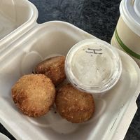 Sauerkraut balls!  at Pierogi Mountain in Columbus