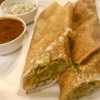 Masala Dosa - delicious ! at Rare Earth Cafe & Organic Store in Mumbai