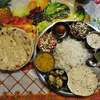 "Special Thali" at Niyati Cafe in Varanasi