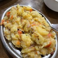 Delicious mashed potatoes   at Niyati Cafe in Varanasi