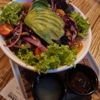 Ensalada make it with chu at Pepperland Bar in Santiago