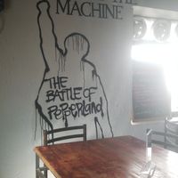 Wall at Pepperland Bar in Santiago