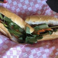Banh mi beef steak baguette   at Tina Vietnamese Cuisine (V-Cafe) in New Westminster