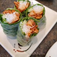 Lemongrass chicken roll at Tina Vietnamese Cuisine (V-Cafe) in New Westminster
