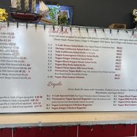 Very vegan-forward menu with lots of choices  at Tina Vietnamese Cuisine (V-Cafe) in New Westminster