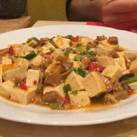 Mapo tofu at Healthy Lovers in Madrid