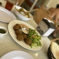 Falafel Plate & Pita with Zatar   at Falafel Bar in Tamarindo