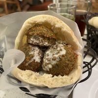 Falafel sandwich   at Falafel Bar in Tamarindo