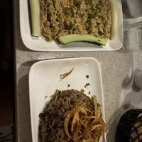  Baba ganoosh and majarah rice  at Falafel Bar in Tamarindo