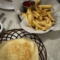 Fried and pita  at Falafel Bar in Tamarindo
