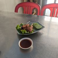 Fried chicken drumstick at Kang Le Restaurant in Siem Reap