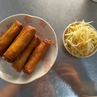 Fried springrolls at Kang Le Restaurant in Siem Reap