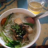 Noodke soup at Kang Le Restaurant in Siem Reap