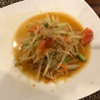 papaya salad at Yo Vegan in Phuket