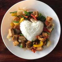 Tofu cashew at Yo Vegan in Phuket