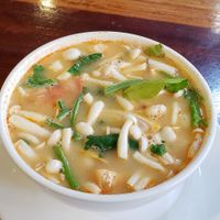 冬蔭公湯少辣，味道剛好 at Yo Vegan in Phuket