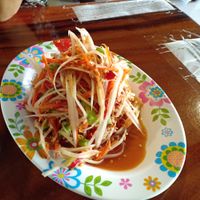 Som tum at Yo Vegan in Phuket