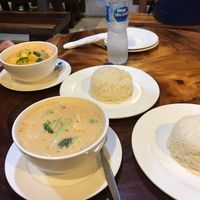 A spicy duck curry, massaman curry at Yo Vegan in Phuket