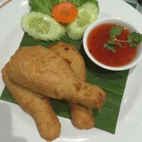‘Chicken’ drumsticks at Yo Vegan in Phuket