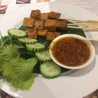 Skewers made by bean at Yo Vegan in Phuket