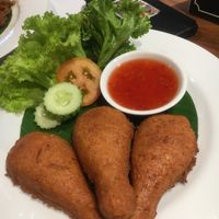 Chicken drumsticks at Yo Vegan in Phuket
