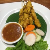 Satay sticks at Yo Vegan in Phuket